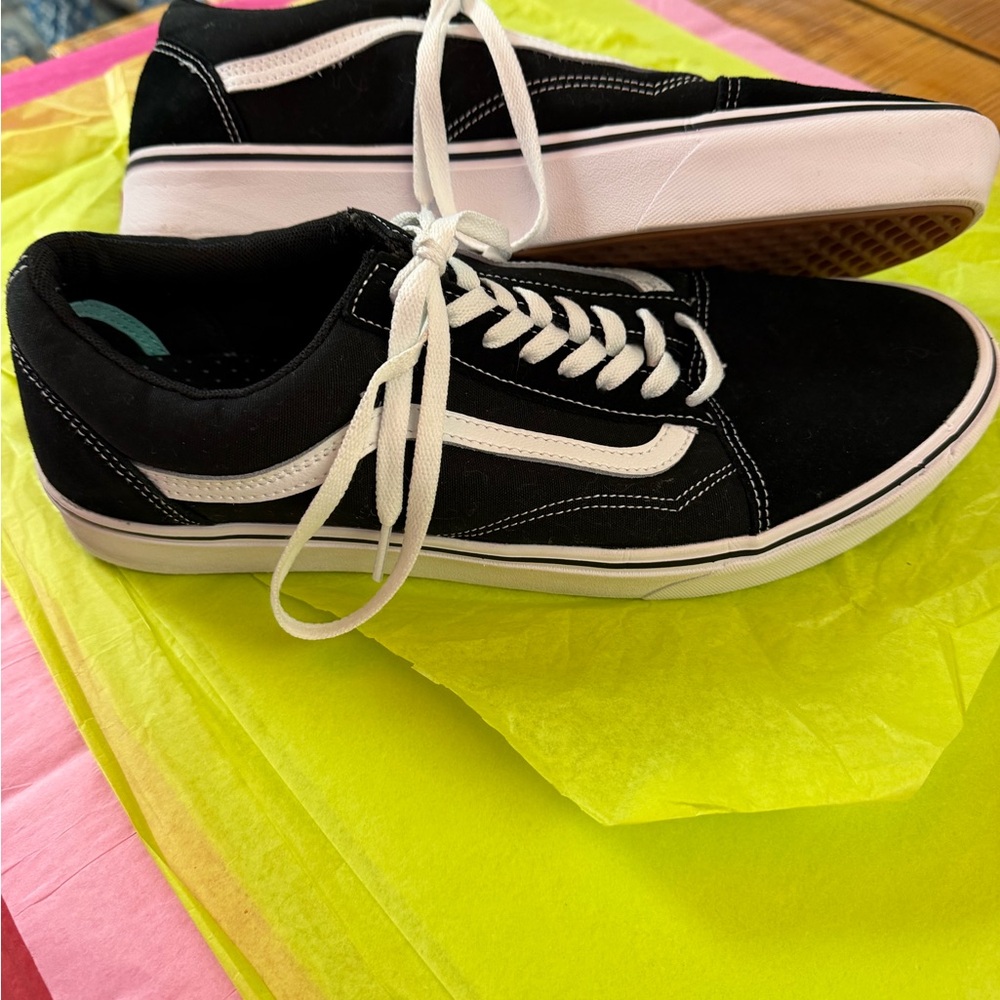 Vans Black and White Sneakers